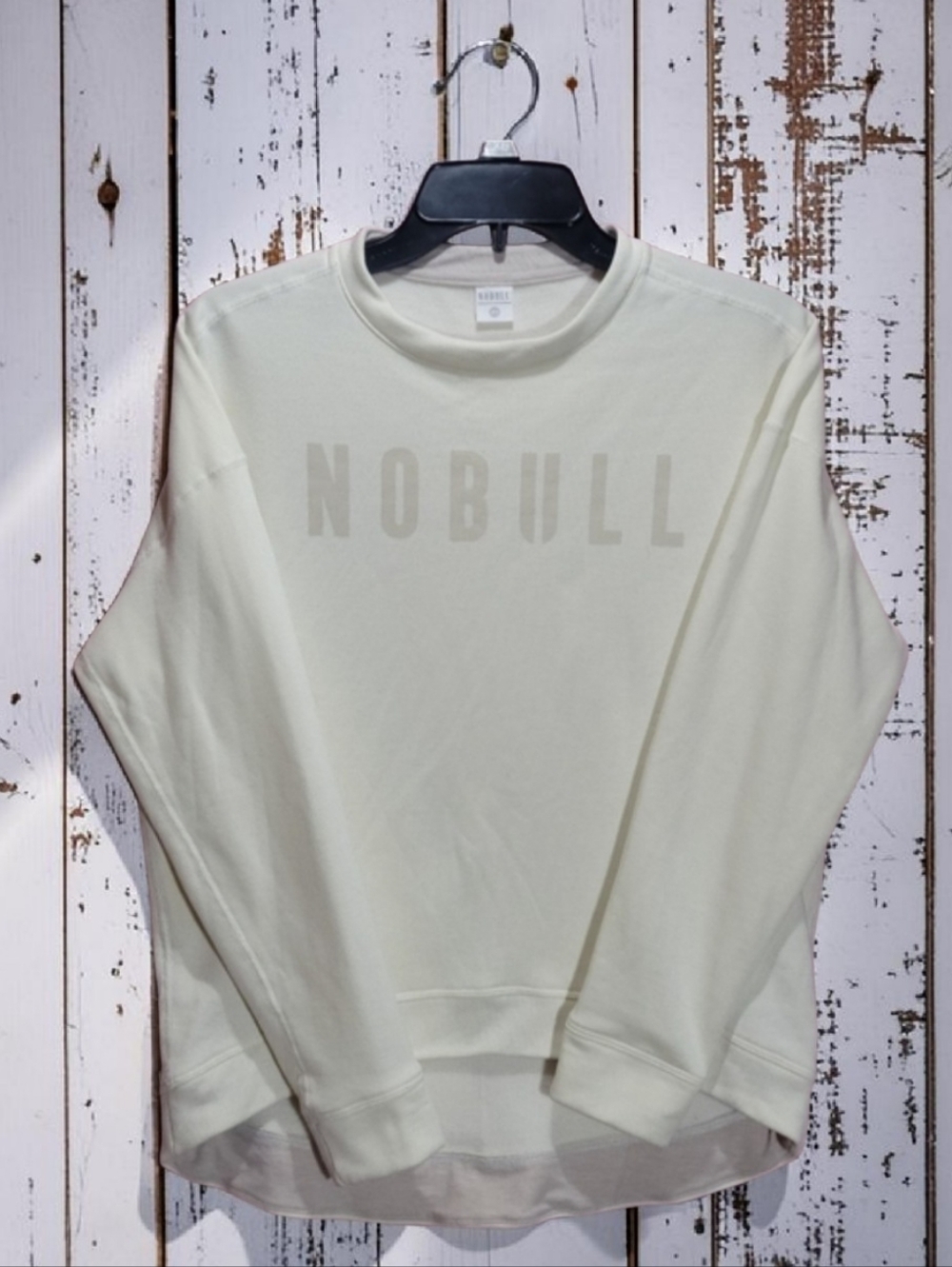 NOBULL Cream Sweatshirt Size XL